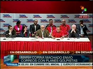 Presentan pruebas del plan desestabilizador de la MUD en Venezuela