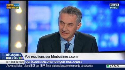 Qui écoute encore François Hollande ?, dans Les Décodeurs de l'éco - 28/05 5/5