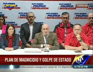 (Vídeo) Rueda de prensa del Alto Mando Político de la Revolución (1/6)