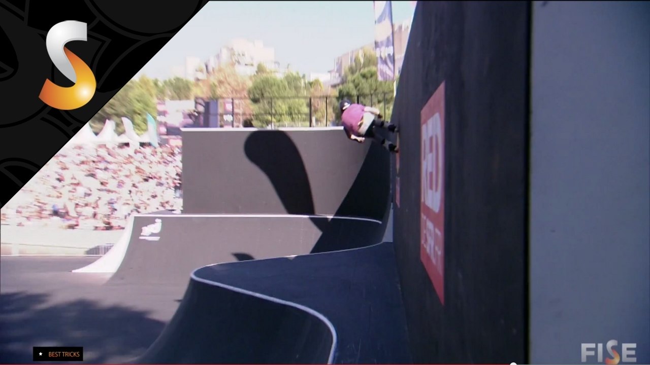 Maxime Genou - 3rd Final Roller Park - FISE World Montpellier 2014