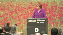 Merkel inaugurates German World War One exhibition