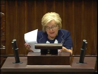 Poseł Maria Nowak - Oświadczenie z dnia 28 maja 2014 roku.