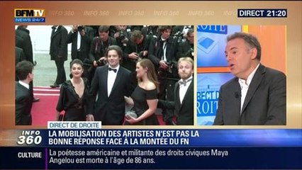 Direct de Droite: La mobilisation des artistes face à la montée du FN est médiocre - 28/05