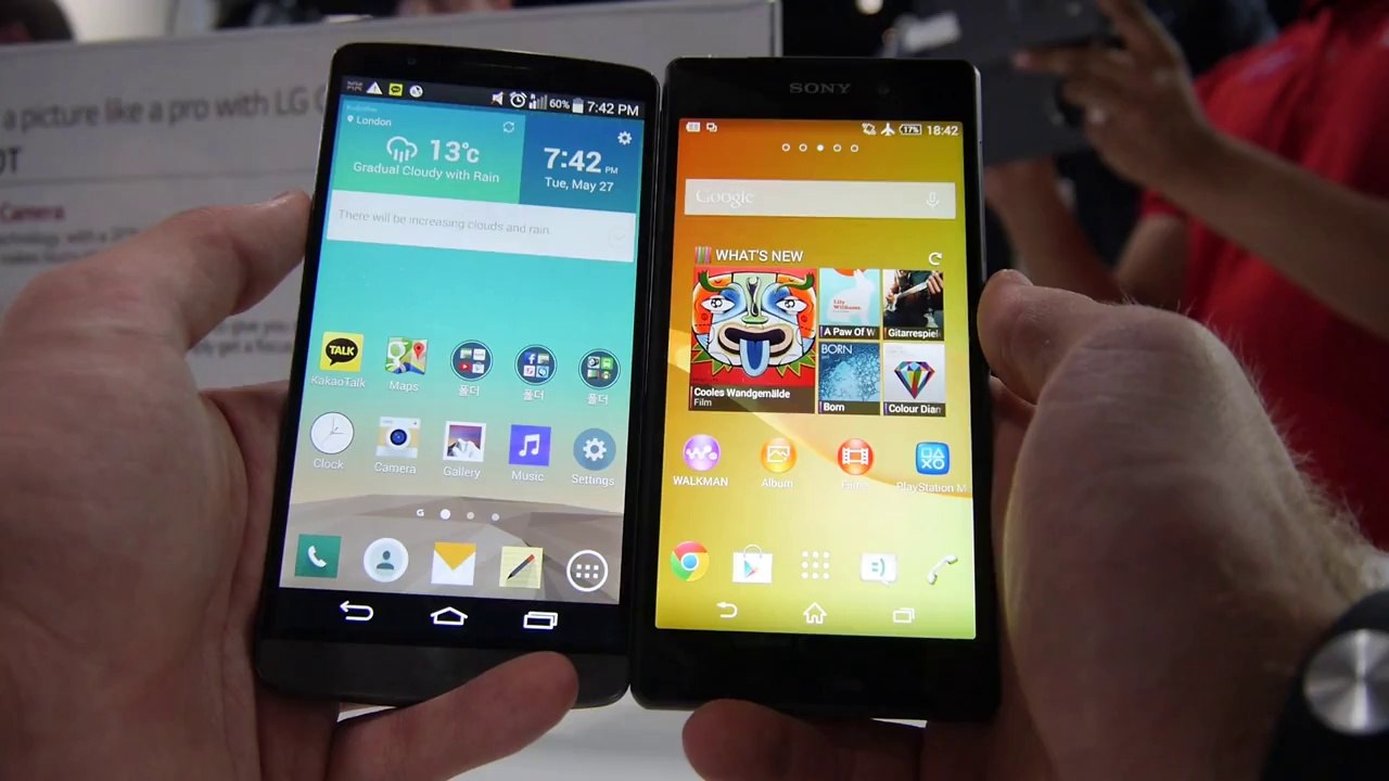 LG G3 vs. Sony Xperia Z2 Comparison
