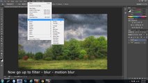 Adobe Photoshop CS6 Rain Effect  Tutorial