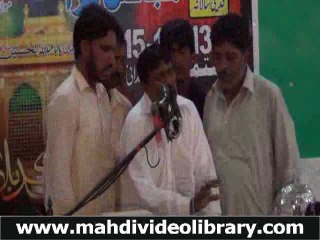 Majlis e Aza  Zakir ghulam ali Bhatti 14 sep 2013 mana ahmdani D,G khan