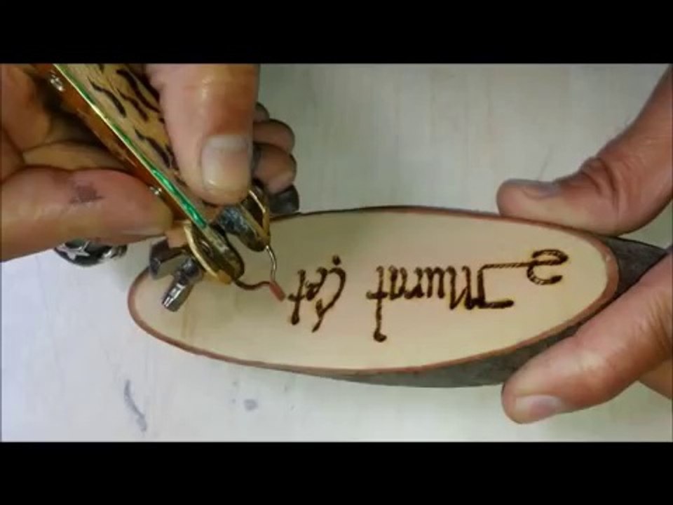 Ahşap Anahtarlık Yakma