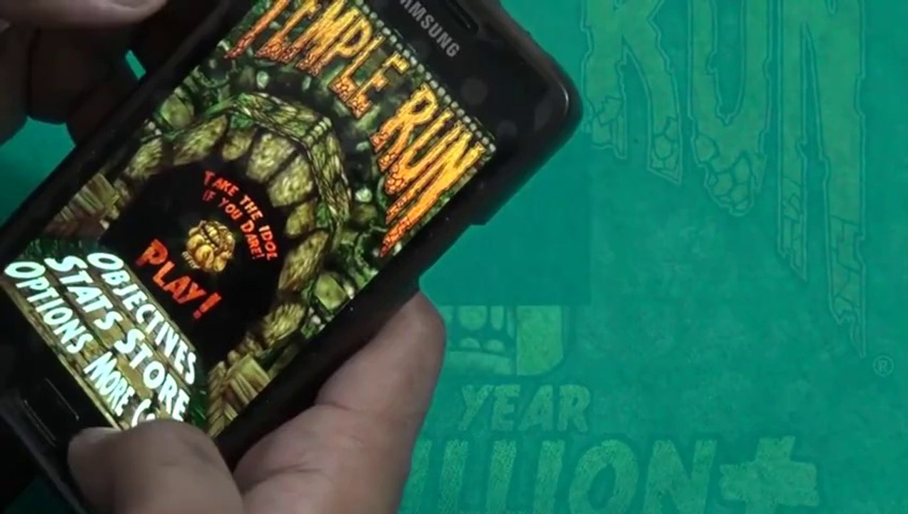 Best Android Game Review - Temple Run on galaxy S2