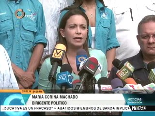 María Corina Machado denunciará ante Fiscalía "infamia" en su contra