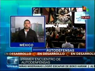 Mexicanos celebran primer Encuentro de Autodefensas Ciudadanas