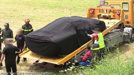 McLaren F1 Flips Over Aftermath CRASH