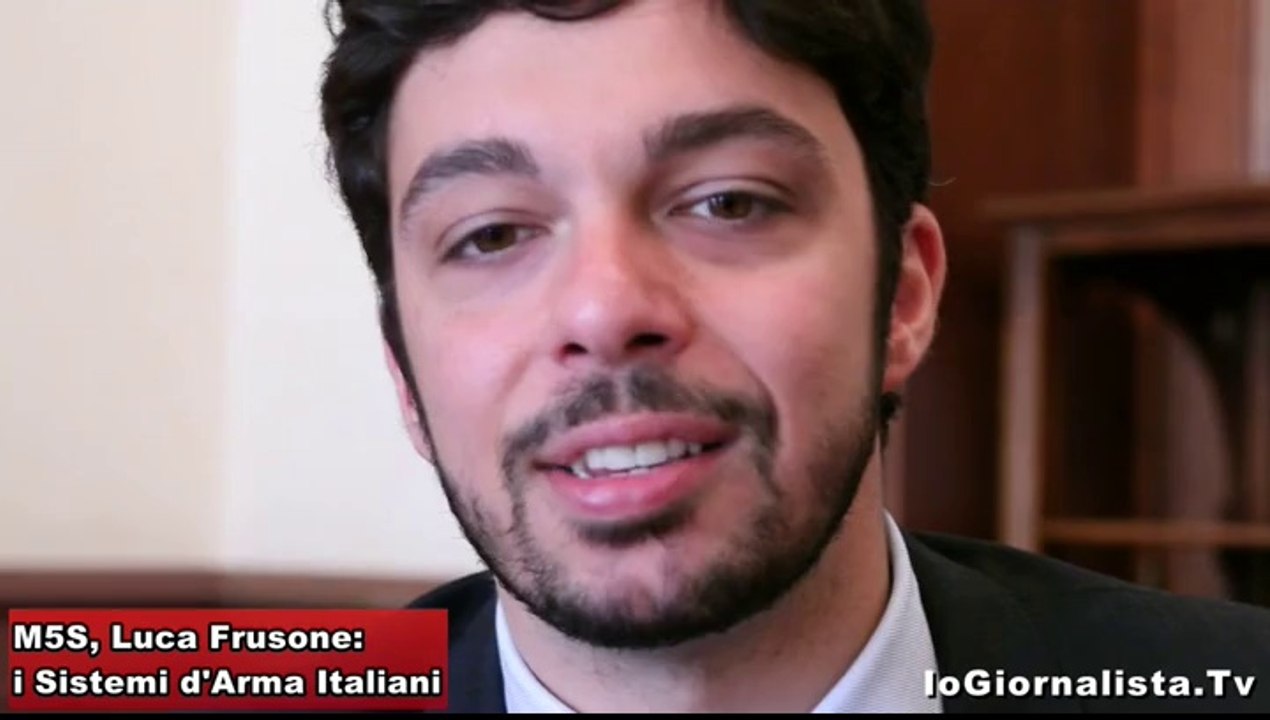 Intervista Luca Frusone (solo gli F35), dall'Indagine sui Sistemi d'Arma (M5S)
