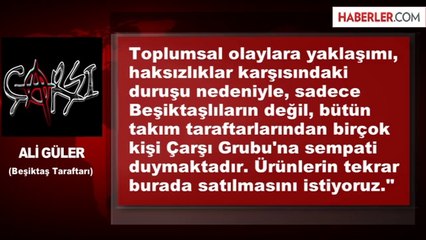 'Çarşı' Logolu Ürünler Kartal Yuvası'nda Satılmıyor