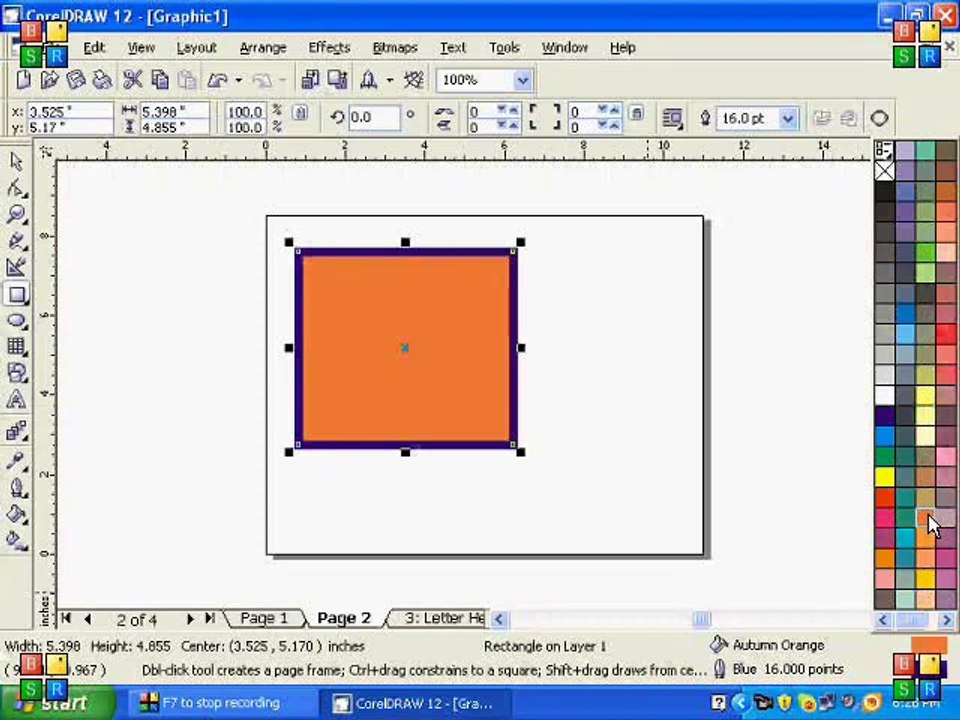 Corel Draw 12 Tutorial Urdu Part 2