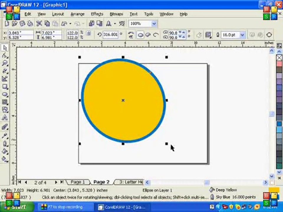 Corel Draw 12 Tutorial Urdu Part 3