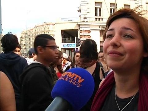 Manif anti-FN: Il y a des alternatives au Front national , clame une lycéenne - 29/05