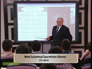 16.ders Med (uzatma) işaretinin görevi