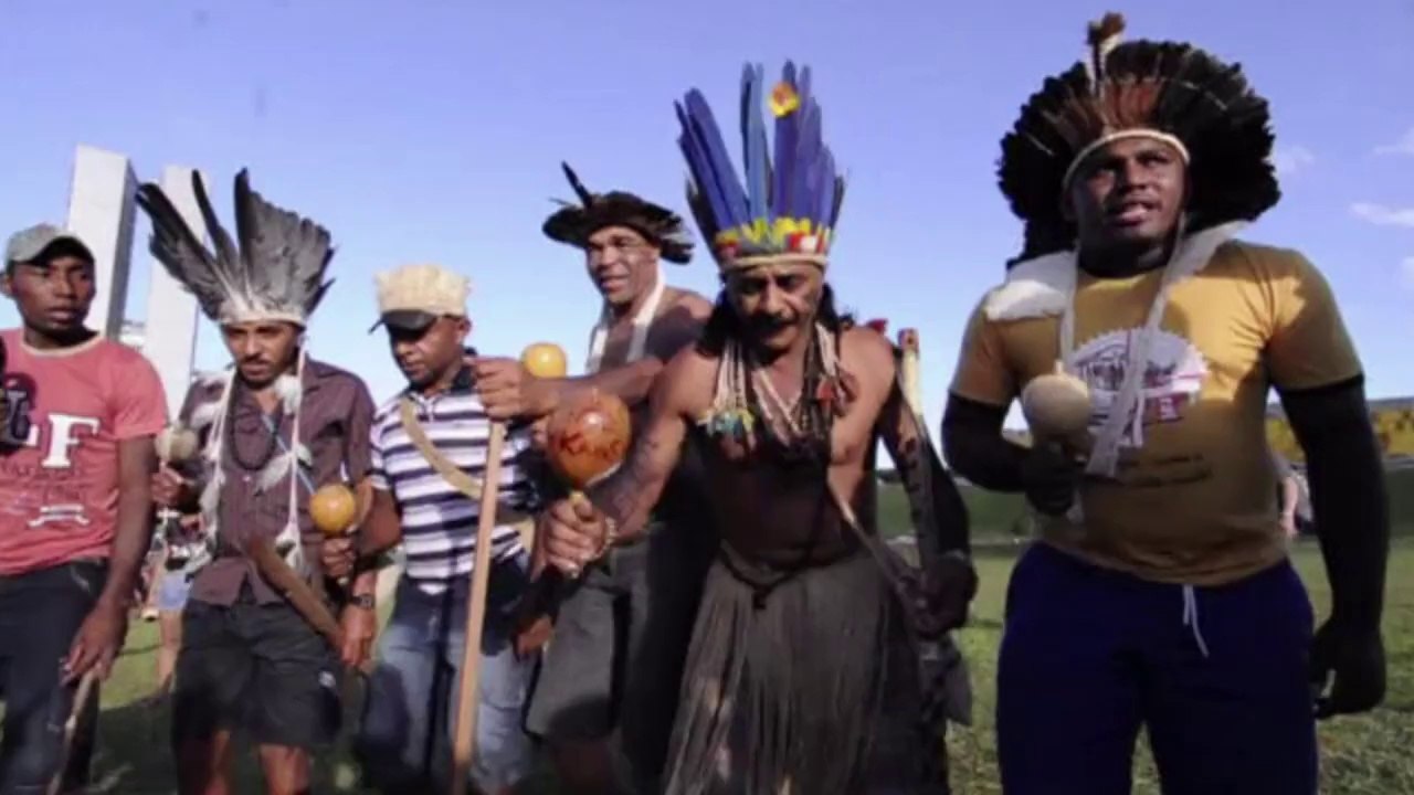 Índios protestam em Brasília