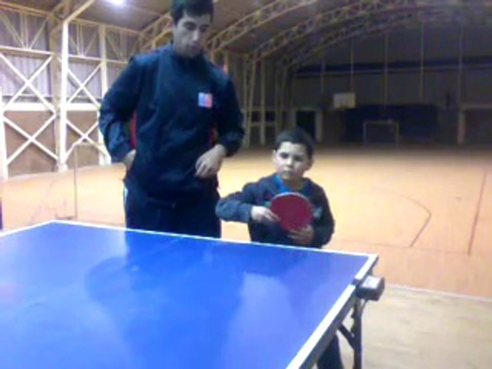 Entrenamiento Tenis de Mesa - Benja, 5 años