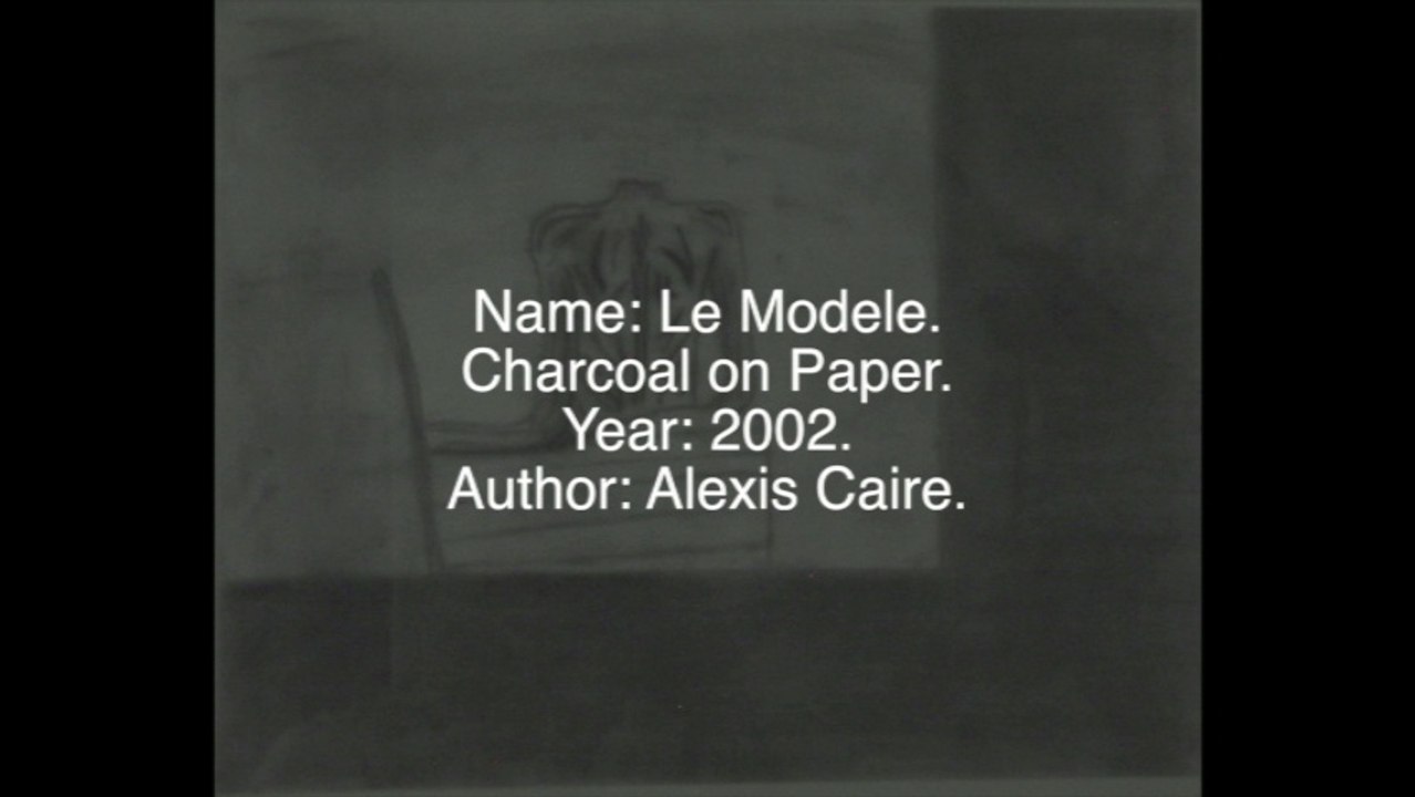 ALEXIS CAIRE - LE MODELE - SAATCHI ART - www.saatchiart.com/alexiscaire