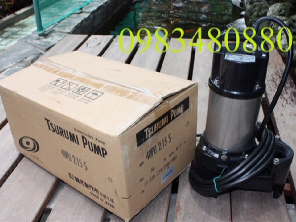Tel "0983480880/ Bơm chìm nước thải Tsurumi HS2.4, bùn chìm dân dụng Tsurumi HS2.75