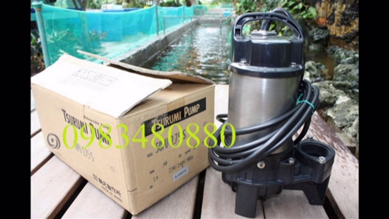Tel "0983480880/ Máy bơm chìm Tsurumi KTZ47.5, bơm nước thải chống lụt Tsurumi