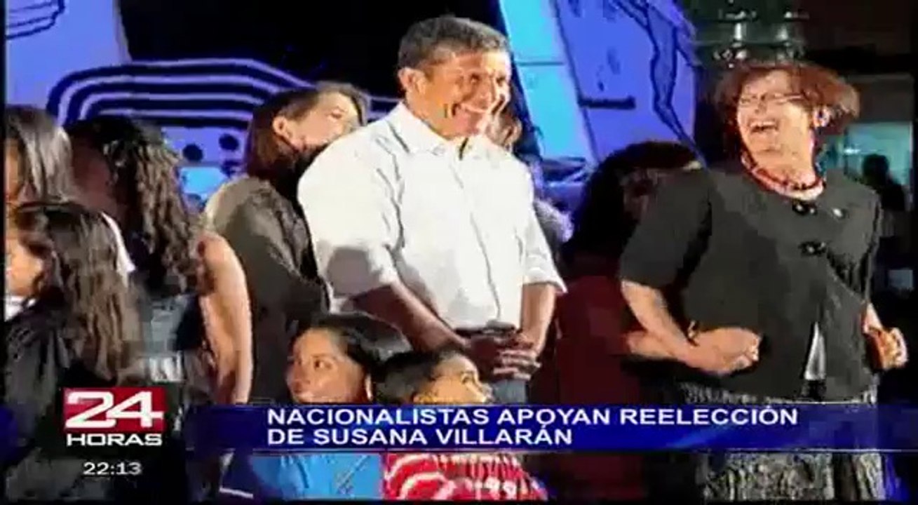 Nacionalismo apoyaría una eventual reelección de Susana Villarán