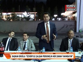 BAŞKAN EROĞLU, İTFAİYE ZİYARET