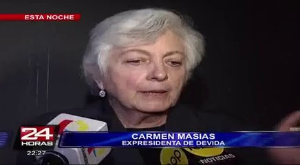 Masías: "Yo no he renunciado a Devida, estaba muy contenta con el cargo"