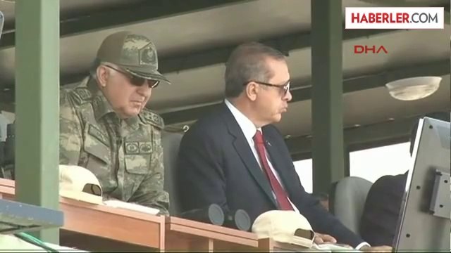 İzmir Başbakan Erdoğan Efes Tatbikatı'nı İzlemek İçin İzmir'de 2