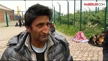 Fransa'da Calaıs Limanı'ndaki Kaçak 3 Göçmen Kampı Böyle Yıkıldı