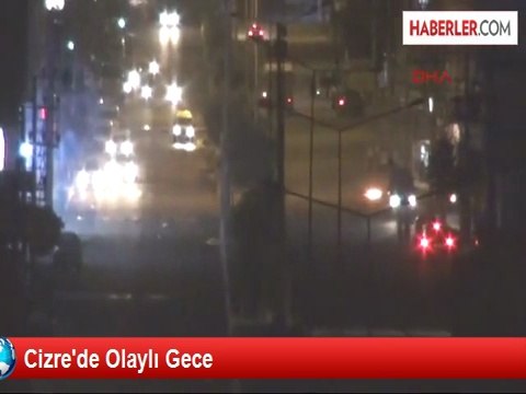 Cizre'de İzinsiz Gösteriye Polis Müdahalesi