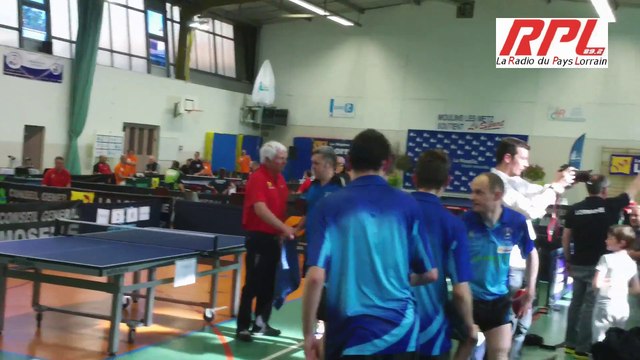 MOULINS Champion de FRANCE Tennis de Table Handisport dernière balle