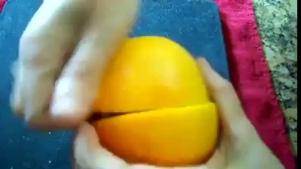 make candle from orange