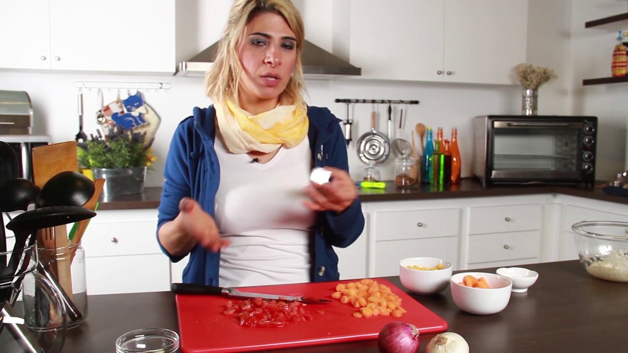 طبق الأرز بالخضار | مع كلود
