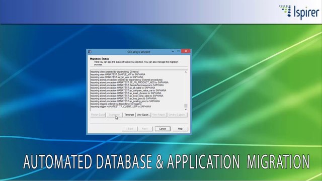 Démo de migration de base de données Sybase ASE vers SAP HANA