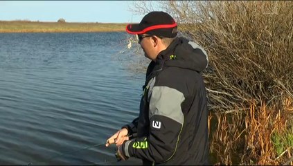 Осенняя береговая спиннинговая ловля на съедобную резину_2