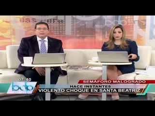 Jesús María: se produjo aparatoso choque debido a semáforo malogrado