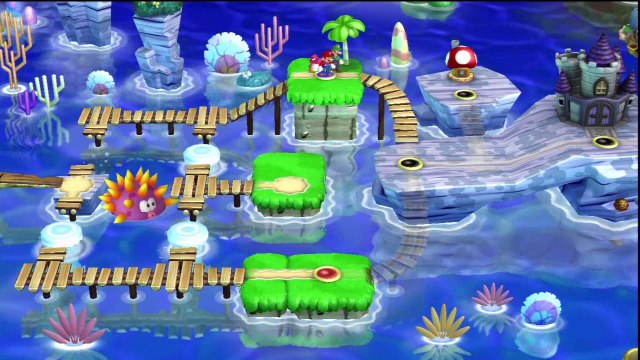 New Super Mario Bros. U - Mer Mentalo - 3-3 : Cheep Cheep en escadrilles