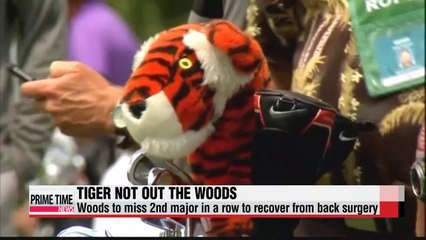 Video herunterladen: Golf Tiger Woods withdraws from U.S. Open