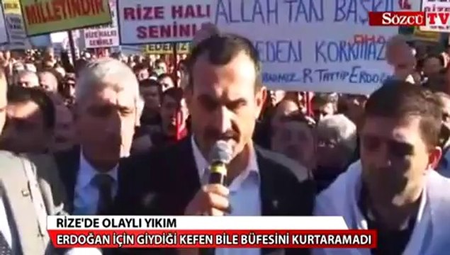 Kefen bile büfesinin yıkımını önleyemedi!