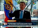 Paz en Colombia la debemos construir todos: pdte. Juan Manuel Santos