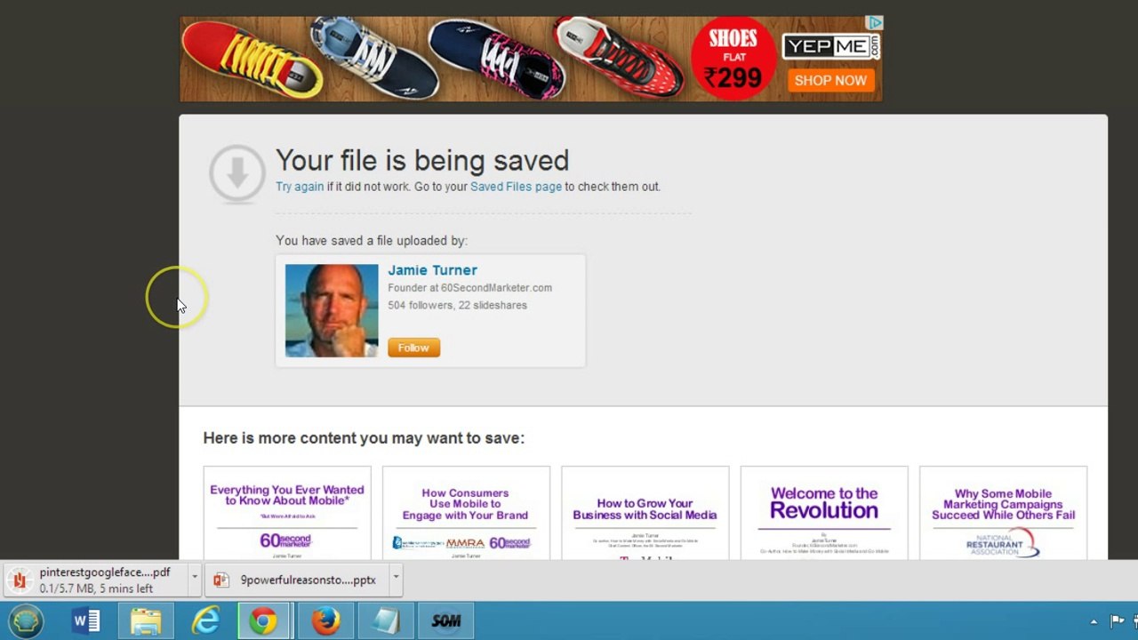 How to Download Presentations from Slideshare ?