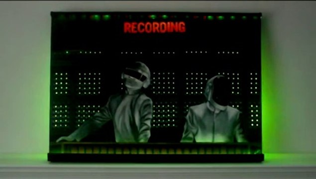 Daft Punk Grammy Awards LED Painting