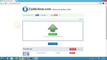 How to Zip Files Online-ZipMeNow.com-Store and zip files online?