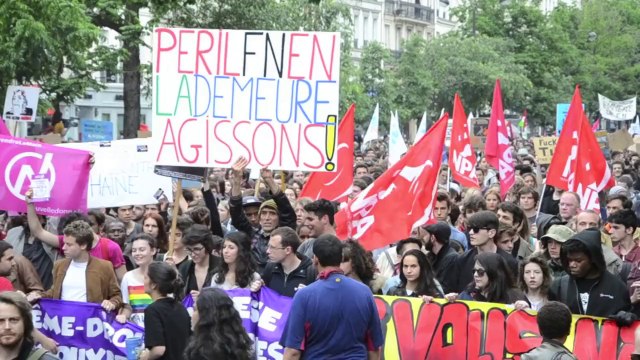 Manifestation anti-FN Bastille