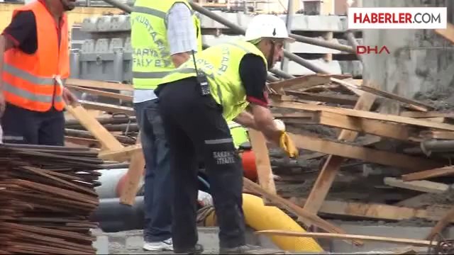 Arifiye'de Yüksek Hızlı Tren İstasyonu İnşaatı Çöktü: 5 Yaralı