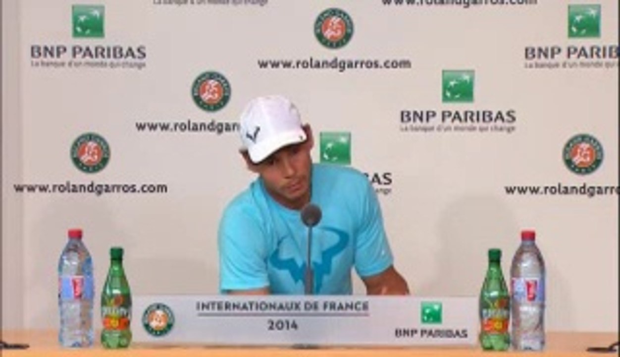 Rafael Nadal Press Conference (in Spanish) / R2 RG 2014