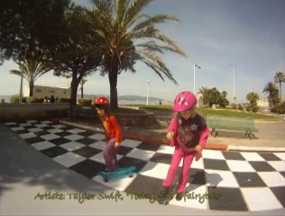 Tess et Louane skate st raph mars 2014