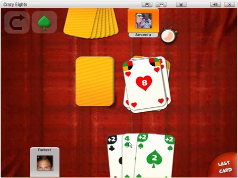 Crazy Eights on Facebook (Gameduell) _alpha version_